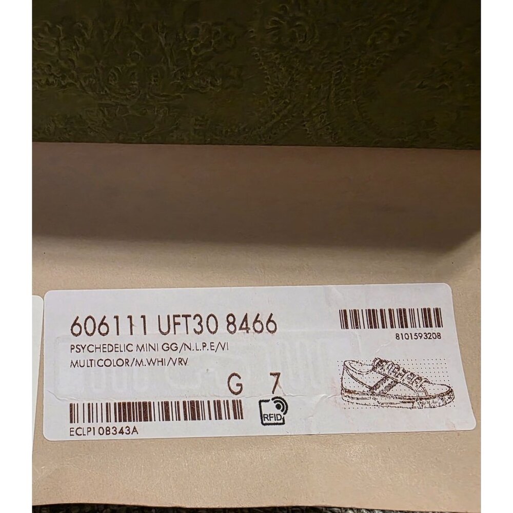 Gucci 1977 Psychedelic GG Unisex Sneakers - Picture 3 of 16